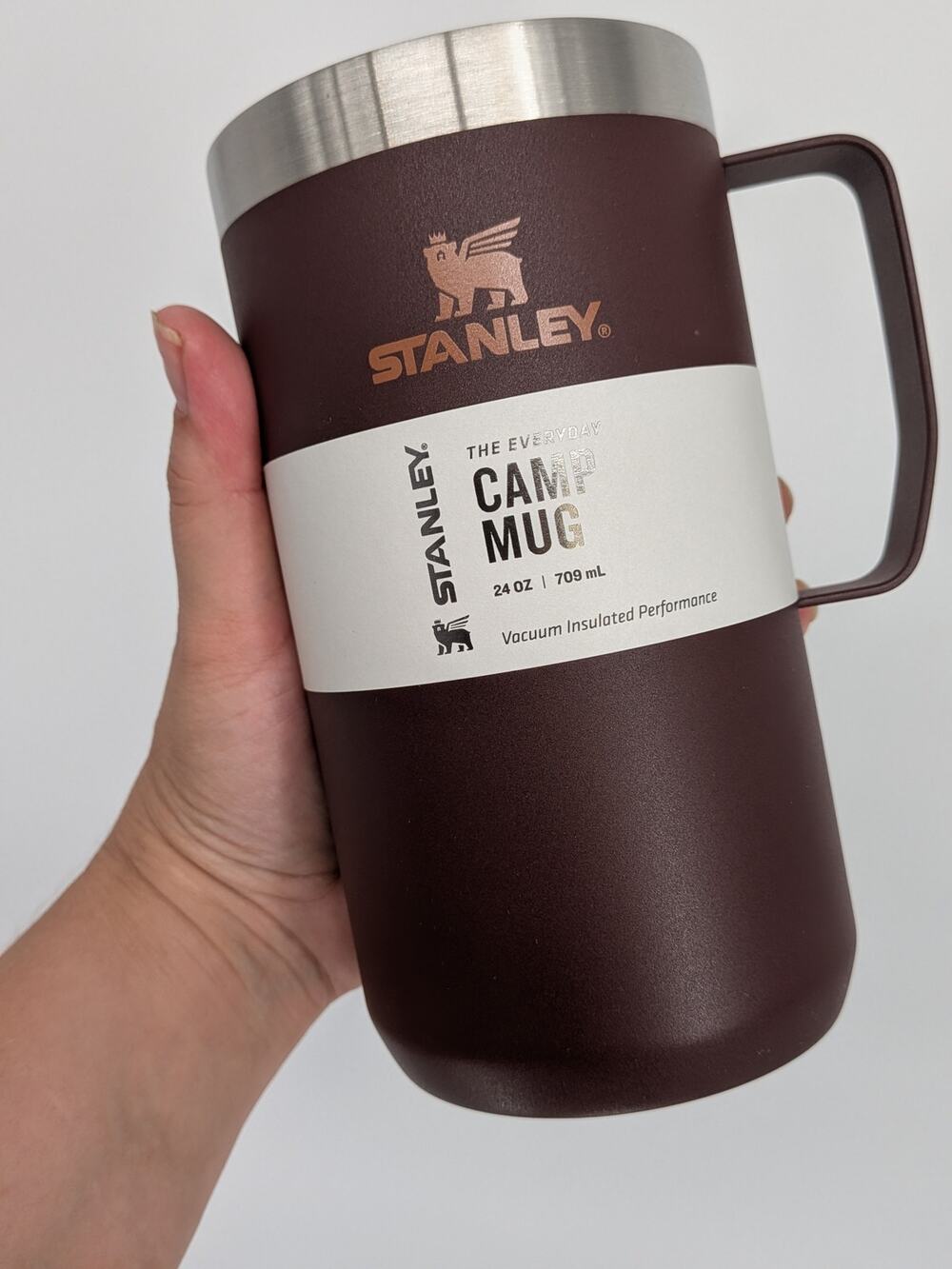 New Stanley The Stay-Hot Camp Mug 24 OZ coffee brown 2026